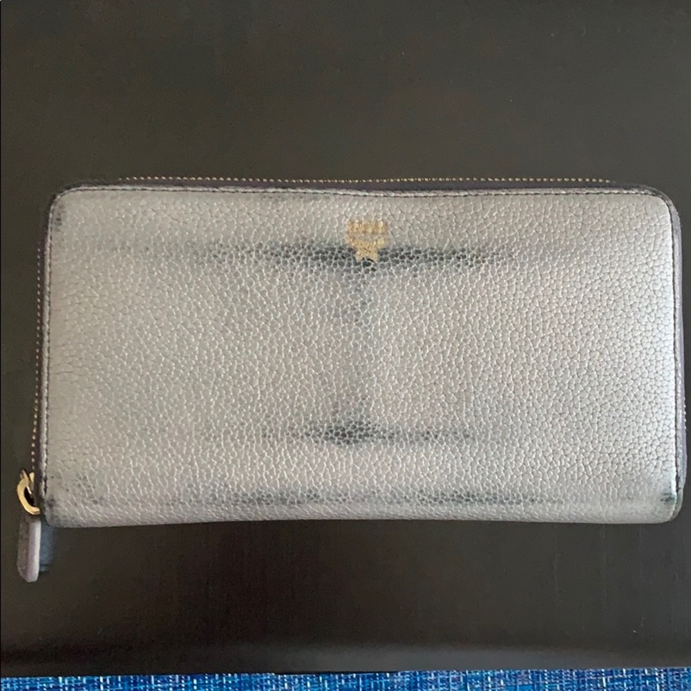 MCM zip around wallet